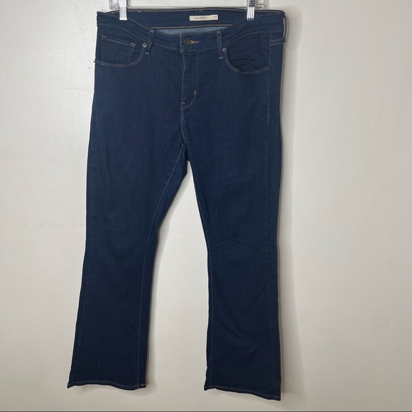 LEVI’S Curvy Bootcut Dark Wash Denim Jeans - Picture 3 of 16